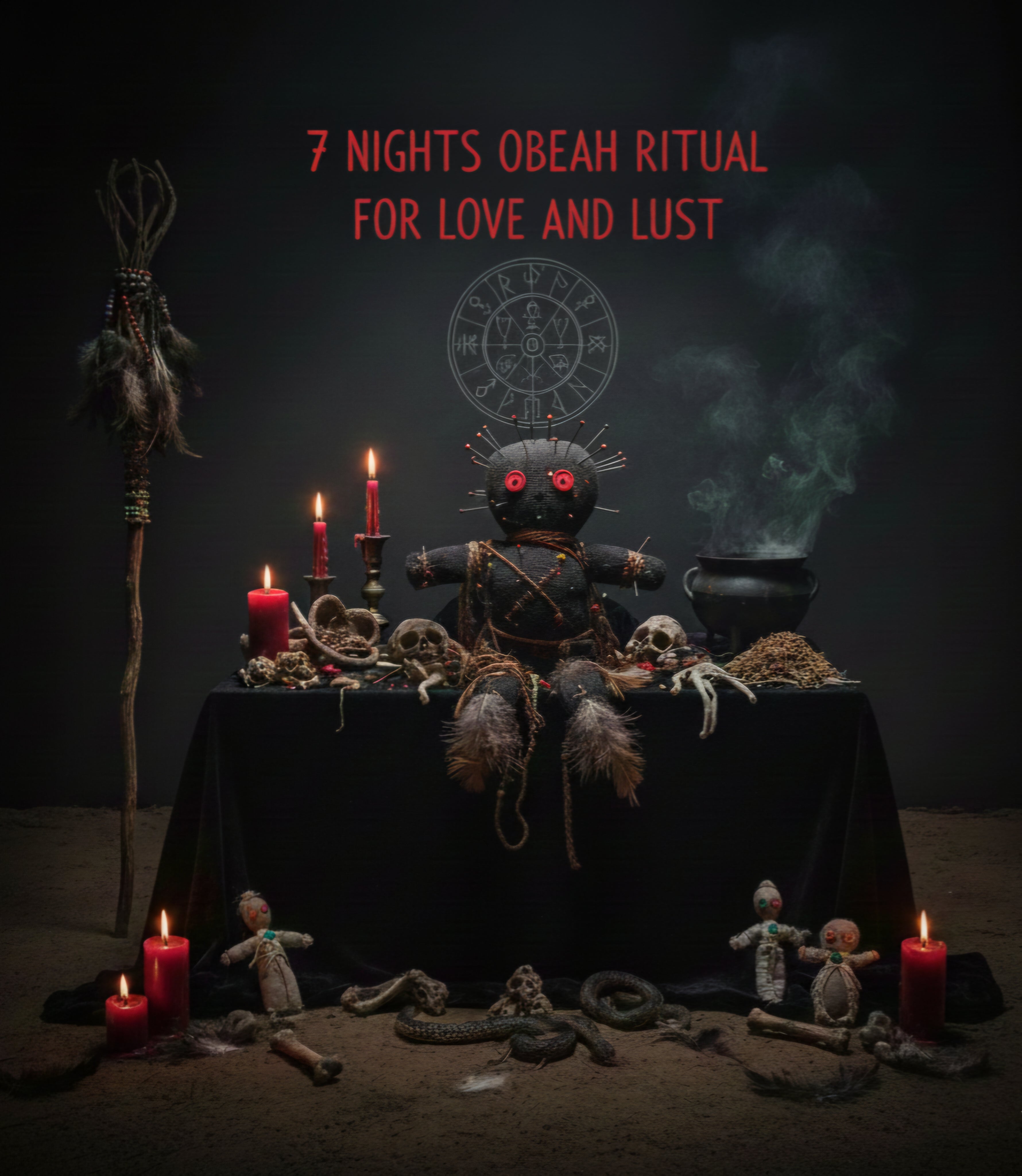 Dark Obeah Ritual For Love and Lust (7 Nightly Ritual Castings)